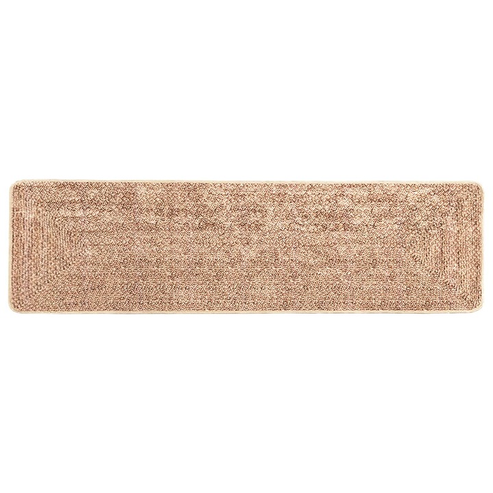 vidaXL Szőnyeg futó MARSA Sárga 100 x 400 cm Poliészter és PVC 42023227