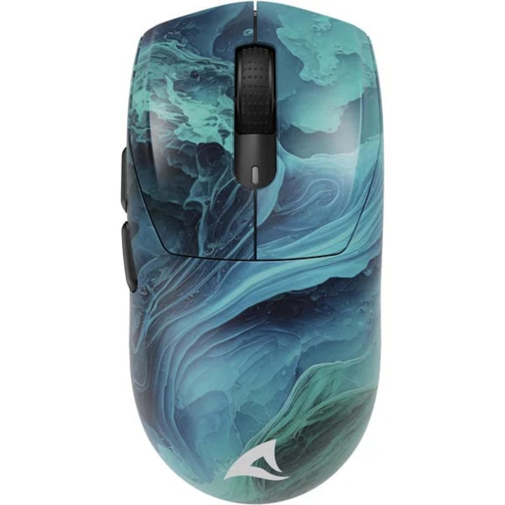 Sharkoon SKILLER SGM25W gamer egér, türkiz