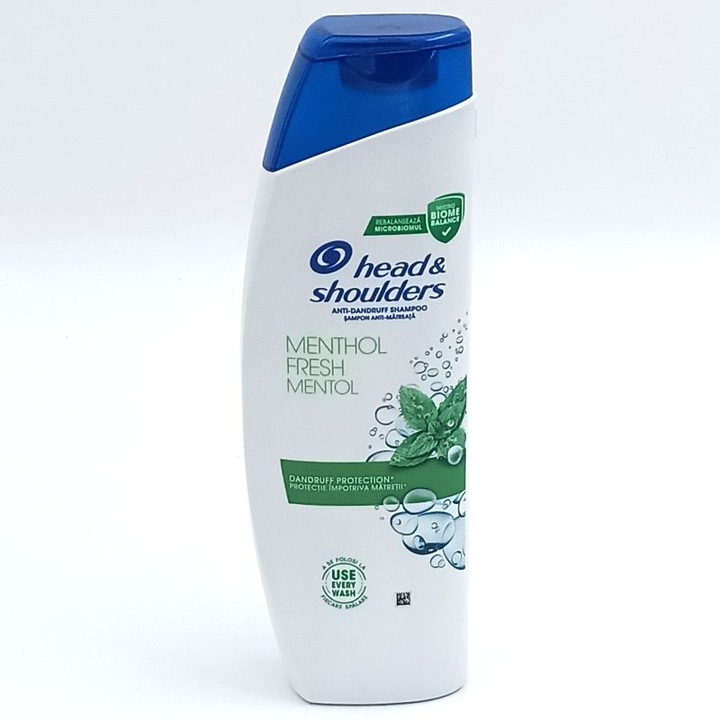 Sampon Head&Shoulders Menthol, 330 ml, curatare profunda, senzatie de racorire