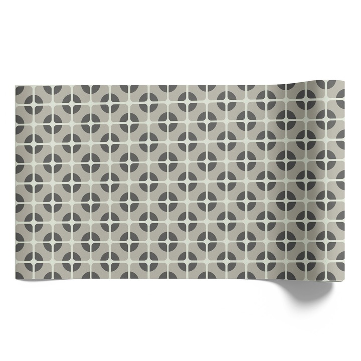 Bútor matrica, Coloray, Geometriai motívumok szürke árnyalatokban, Szürke, 50x100 cm, Vízálló, öntapadós, Matt kidolgozás, Kiváló nyomtatási Minőség, Könnyen tisztítható, Irodáb, dolgozószobába, Nappaliba és hálószobába, 010130570020000057175