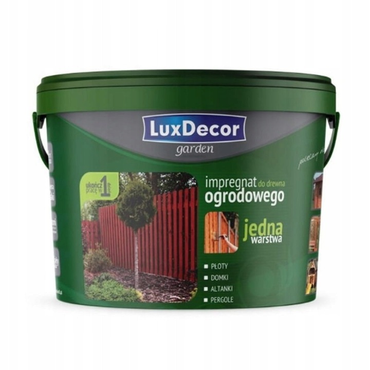 LuxDecor kerti fa impregnáló, 4,5L, egyrétegű, dió