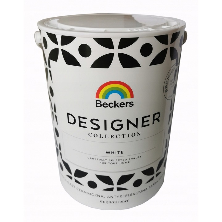 Beckers Designer Collection latex festék 5L fehér, matt, szennyeződésálló