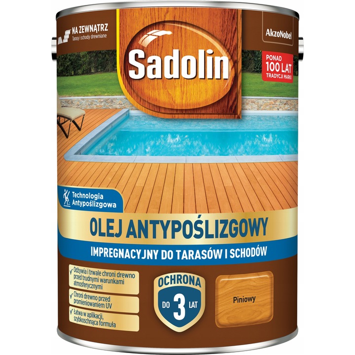 Csúszásgátló impregnáló olaj 4,5L fenyő