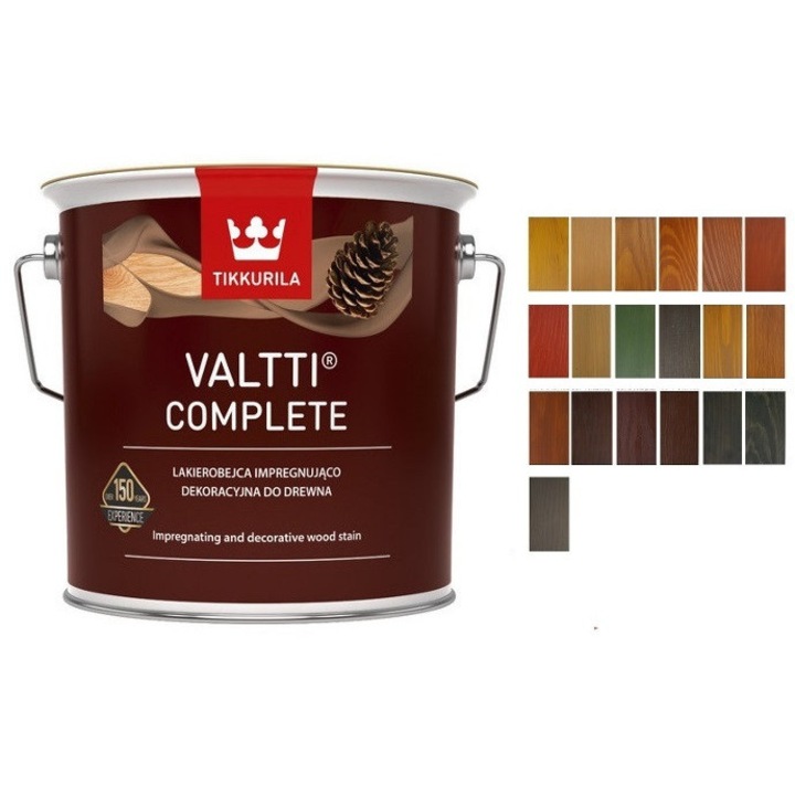 Tikkurila Valtti Complete lakk, 9l, matt, időjárásálló, színtelen