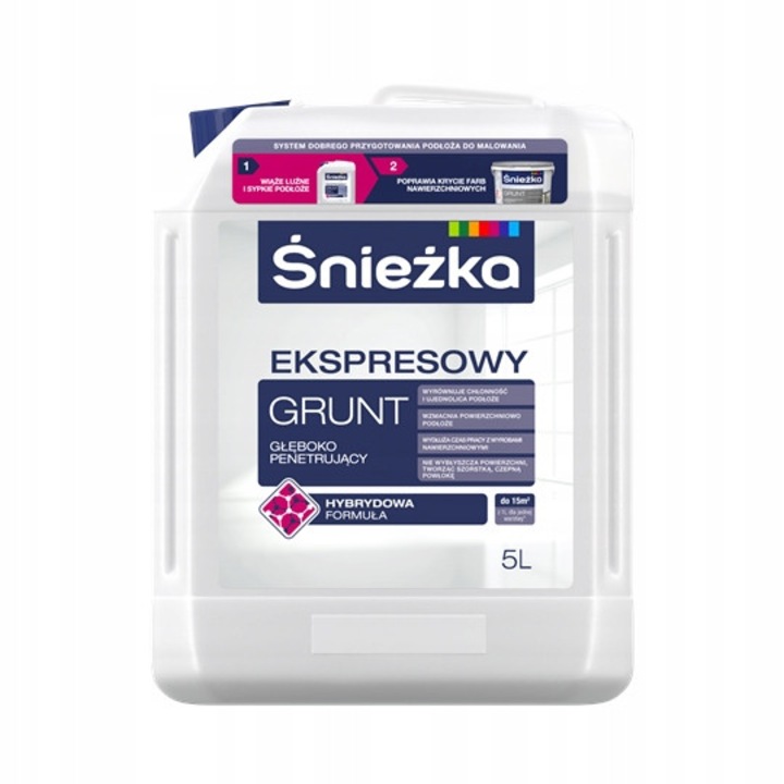 FELÚJÍTÁS INDÍTÓ SZETT: SNIEZKA ALAPOZÓ 5L + FESTŐSZAPPAN 3KG + FÓLIA