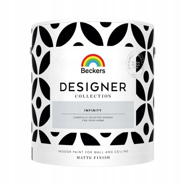 Beckers Designer Collection Infinity kerámia festék, szürke, 2,5L, matt felület