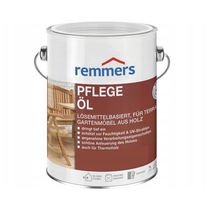 Terasz- és bútorkarbantartó olaj, Remmers, 0,75L, dió