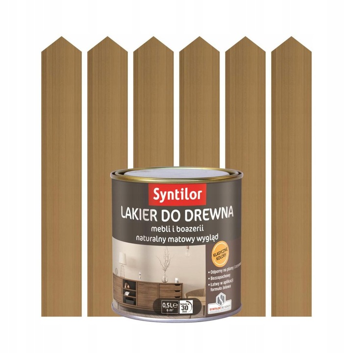 Syntilor Aquarethane 0,5L IPE favédőlakk, szagtalan, gyorsan száradó