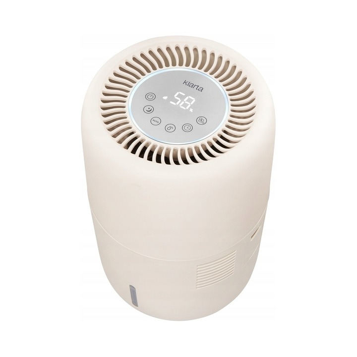 Klarta Humea bézs színű párologtató párásító, 300ml/óra, 3L, 44m, csendes, higrosztáttal, teljes készlet