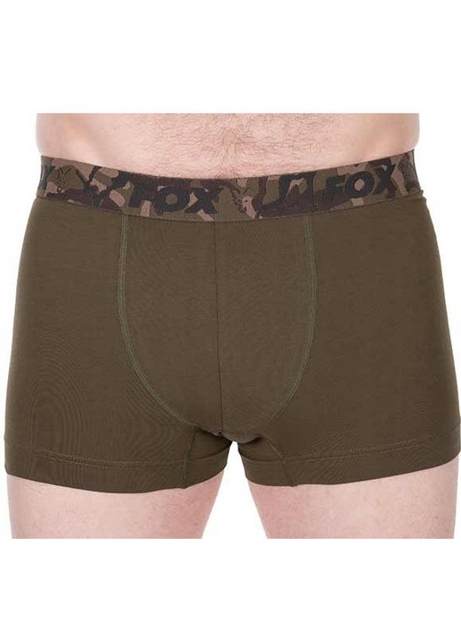 FOX boxeralsó, 2 db-os szett, khaki-fekete, férfi alsónemű