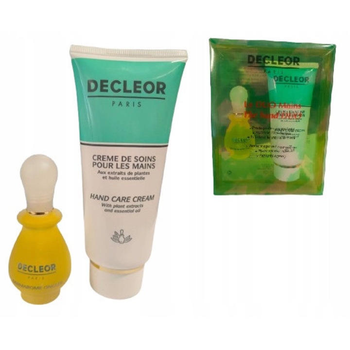 Decleor kéz- és körömápoló ajándékszett, krém 100ml, olaj 15ml