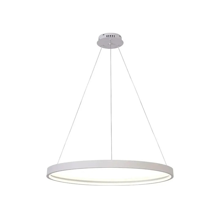 LED висяща лампа 70W 3CCT, 4900 lm, бяла, димируема, дистанционно управление