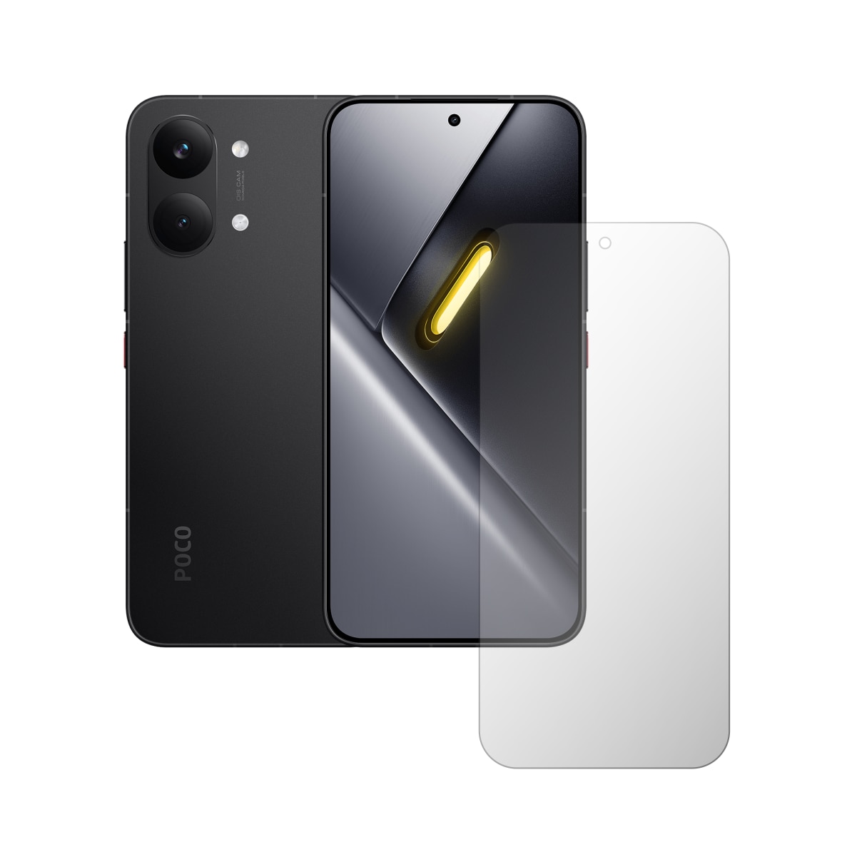 Folie Protectie Ecran Folie24, pentru Poco X8 Pro Max, 1X Ultra-Clear cu Acoperire Case-Friendly ( Compatibile cu Carcasa ), Adeziva, Flexibila cu Auto Regenerare