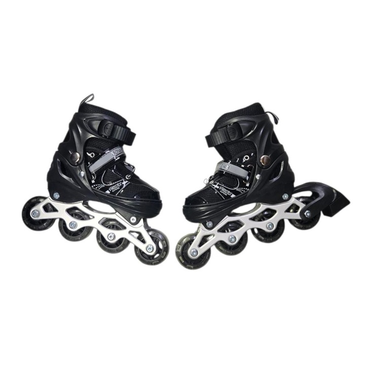 Role copii reglabile ROBEN 30-33, roti PVC, sina aluminiu, frana detasabila