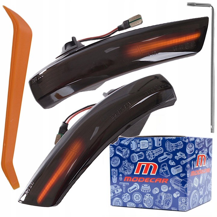 Dinamikus LED projektorok M MODECAR FORD FOCUS II III MONDEO IV modellekhez, 2 darabos szett