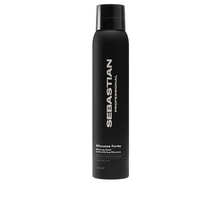 Spuma de păr Sebastian Professional Mousse Forte, fixare puternică, volum, 200 ml