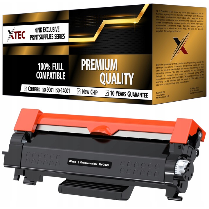 Toner Brother TN-2420, XTEC, capacitate XL 3000 pagini, negru