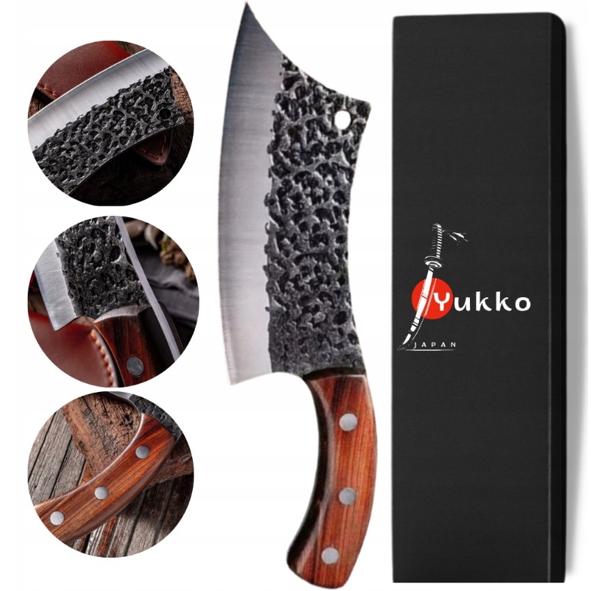 Cutitul bucatarului, Sakai Takayuki, Inox, 18 cm, Maro/Argintiu