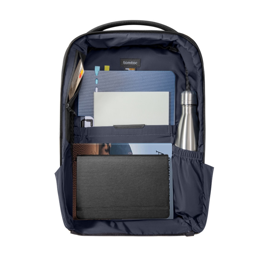 Rucsac pentru laptop Tomtoc Voyage T50, capacitate 20L, negru, dimensiuni 45x33x17cm