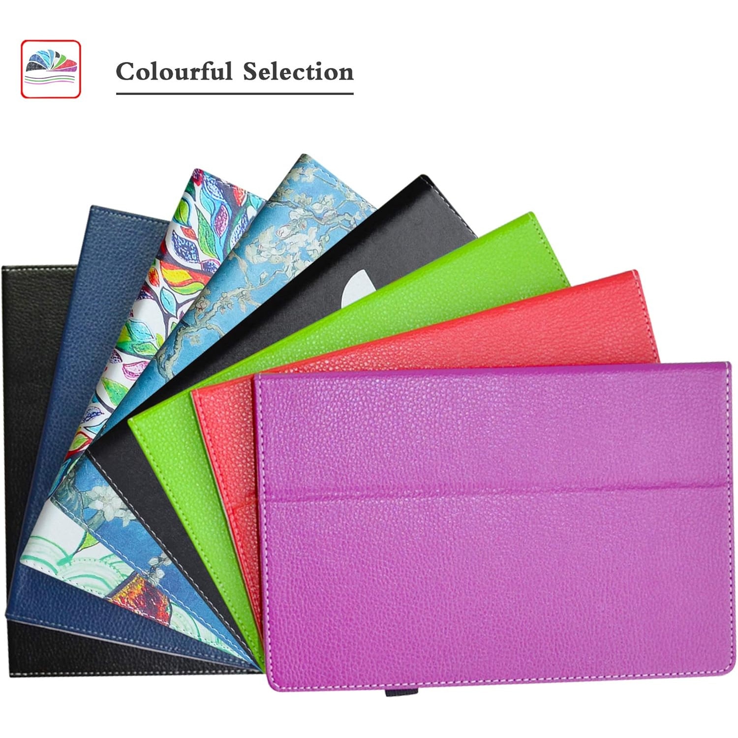 Husă LFDZ pentru tabletă Alcatel 1T 8082 10", piele sintetică, suport pliabil, multicolor