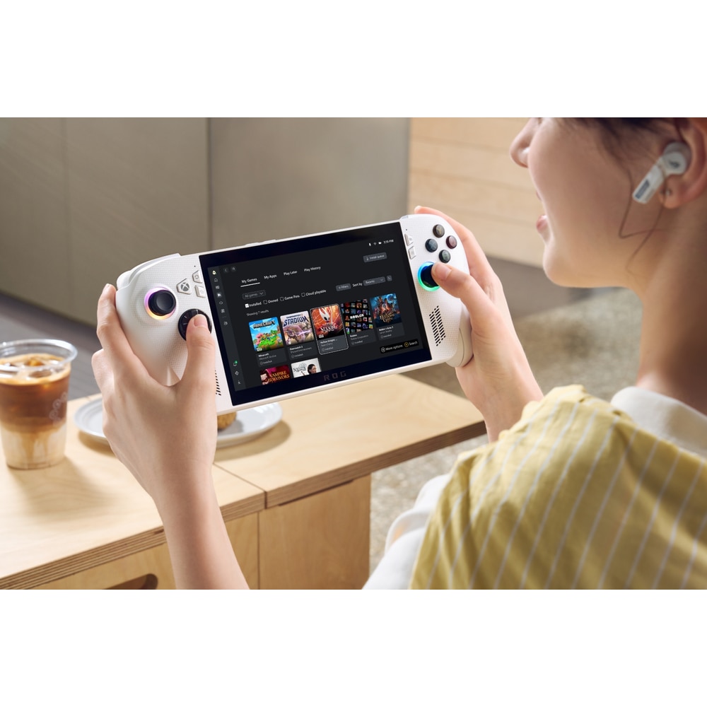 Consolă portabilă ASUS ROG Xbox Ally, procesor AMD Ryzen Z2 A, 16GB RAM, 512GB SSD, alb