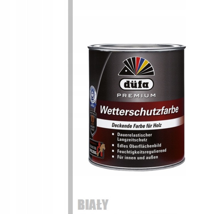 Dufa Wetterschutzfarbe favédő festék, piros, 2,5L