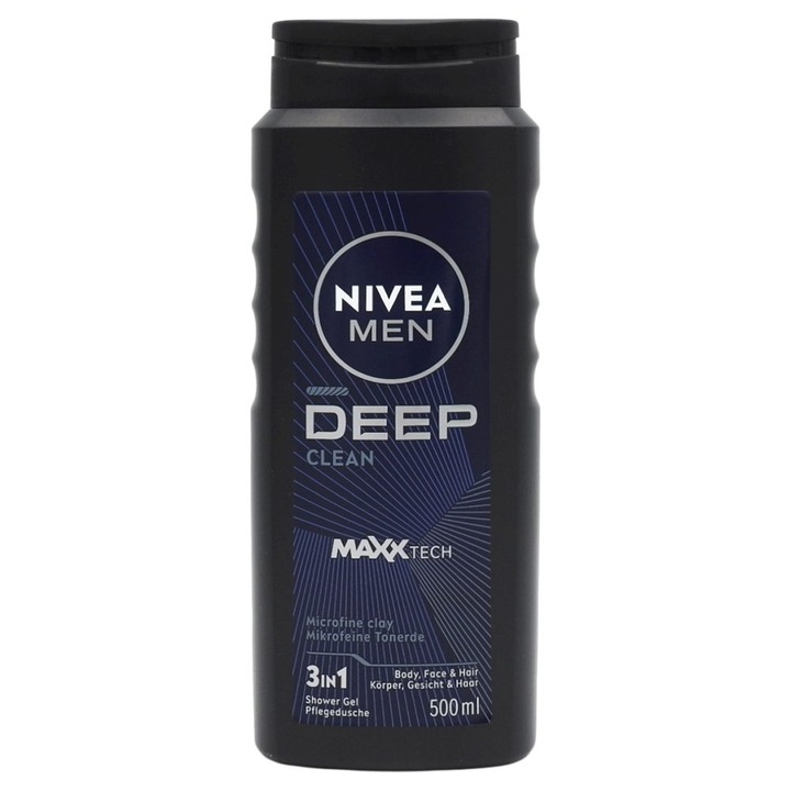 Tusfürdő, NIVEA, Deep, 500 ml