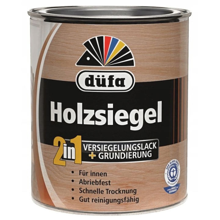 Dufa HOLZSIEGEL akril lakk 0,75L fényes vagy matt színtelen kopásálló