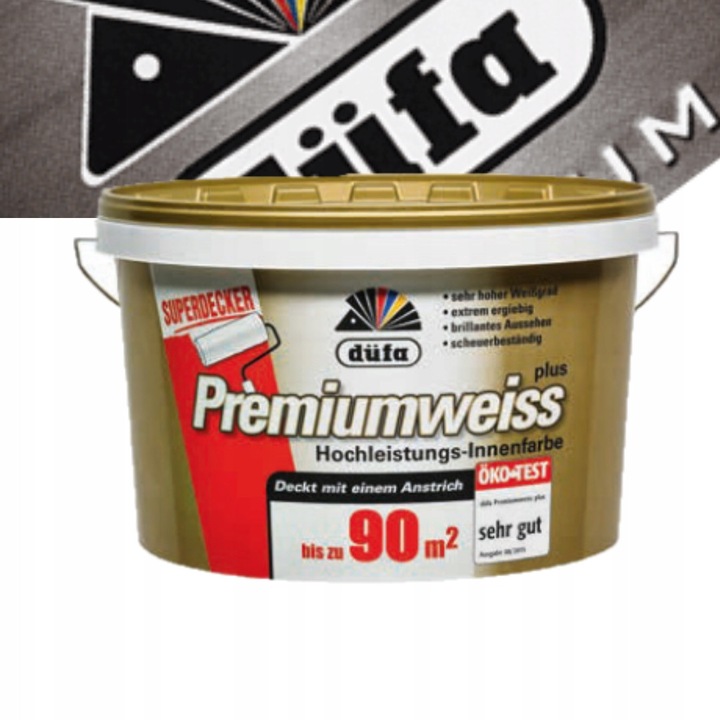 Dufa Premiumweiss Plus D420 beltéri akrilfesték, matt fehér, 5L
