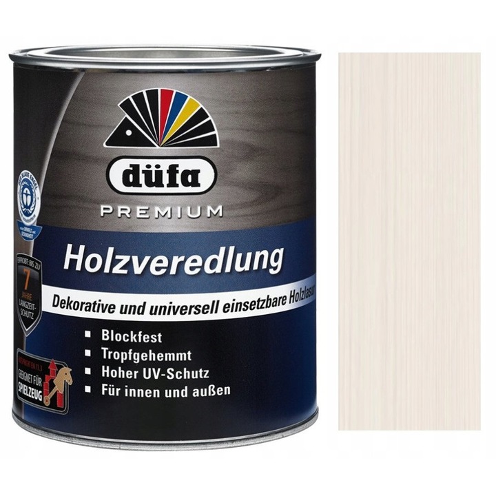 Bejco-lac de lemn dufa Holzveredlung, beltéri-kültéri, alabástromfehér, 2.5L