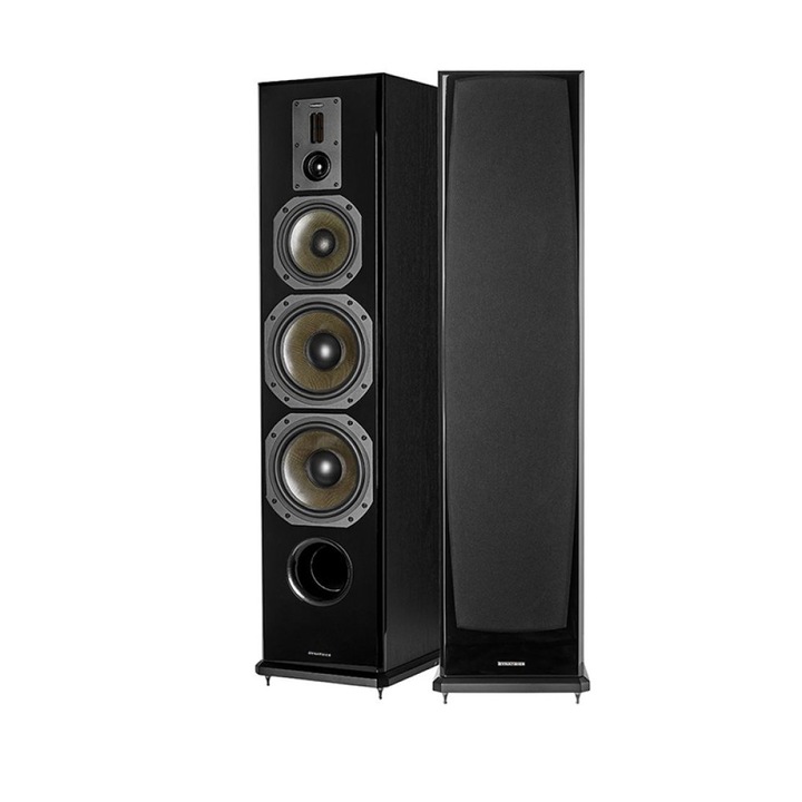 Boxe Dynavoice DF-8 II, 200W RMS, 2 woofere 8 inch, negru, 240x1105x380mm, set 2 bucati