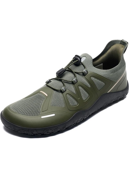 Pantofi YOLIS, barefoot, verde inchis, Verde inchis