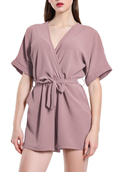 Salopeta femei Jophy & Co., decupaj V, multicolor, XL INTL