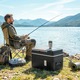 Frigider auto, Outsunny, ABS, 62, 3 x 37, 8 x 37 cm, Negru