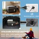 Frigider auto, Outsunny, ABS, 62, 3 x 37, 8 x 37 cm, Negru
