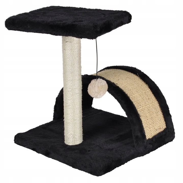 DRAPAK PENTRU PISICI + PLATFORMA CULCUS NEGRU 34x38