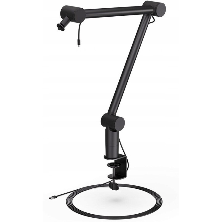 Endorfy Studio Boom Arm mikrofon kar, fém, fekete, univerzális, 90cm, 1.5kg