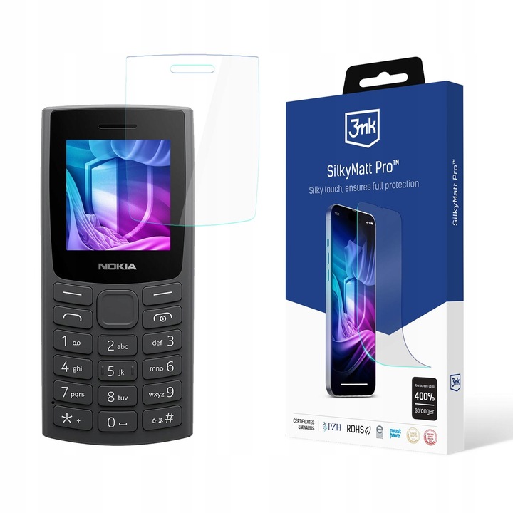 FOLIE DE PROTECTIE 3MK PENTRU NOKIA 105 2023 3MK SILKY MATT PRO ANTI-ZGARIETURI