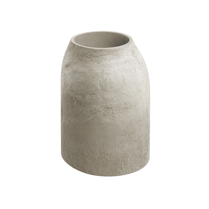 Ethick Epocco Bold virágcserép, 48 cm átmérő, 60 cm magasság, matt felület, időjárásálló, vízelvezető nyílás, homokszínű, TEP48B-101GR