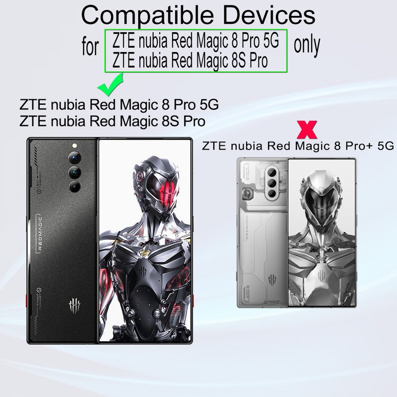 Folie Sticla Ibywind pentru ZTE nubia RedMagic 8 Pro/8S Pro 5G, Pachet 2, Sticla Securizata, protectie pentru obiectiv, Montaj Usor, Duritate Militara, Ultra HD, Anti Zgarieturi, Anti Socuri