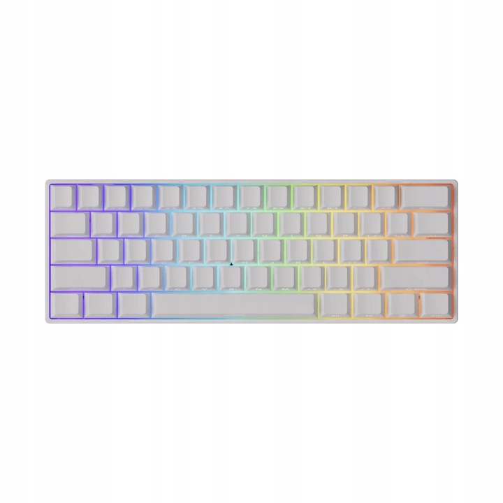 Tastatura magnetica Akko Fun60 Pro alba side print rapid trigger 60%