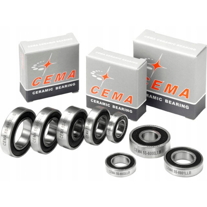 Rulment butuc Cema Abec 5 6904 20x37x9 otel