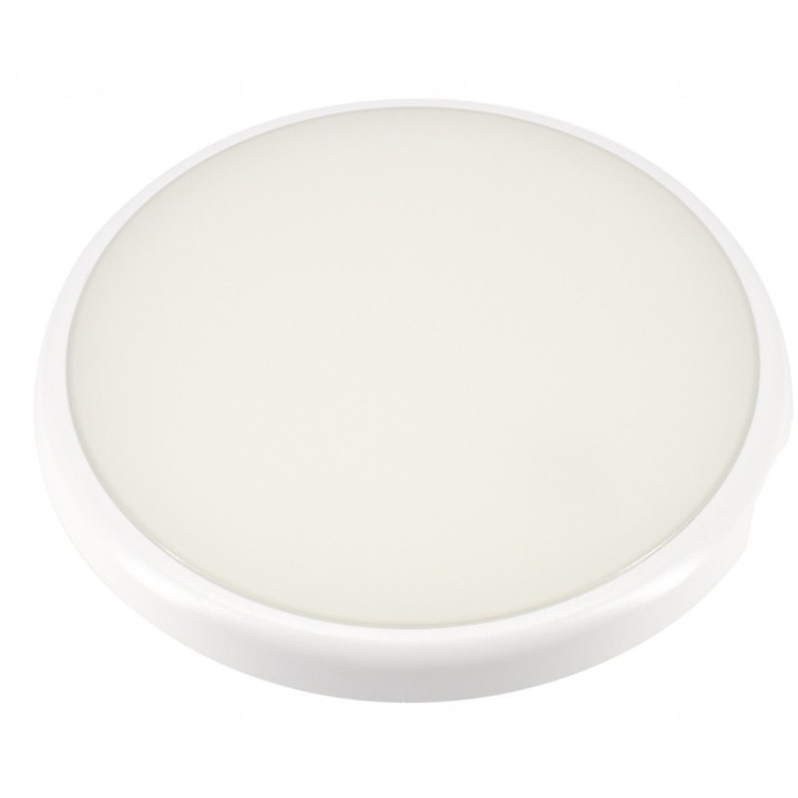 Plafon led Bemko 16W, 4000K (неутрално бяло), 1600 lm, IP65, бял, 26,5 x 5 cm