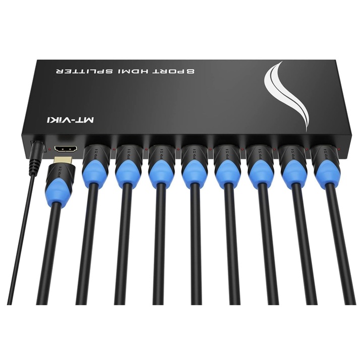 Splitter HDMI 1/8 Splitter Distribuitor Activ de Semnal pentru Televizor TV