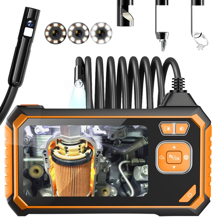 Камера за инспекция ендоскоп 5м Full HD LED IP67 4.3 инча