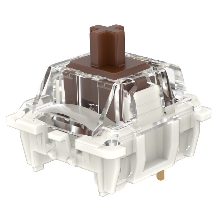 Комплект механични суичове Gateron G Pro 3.0, тактилни, 110 бр., кафяви