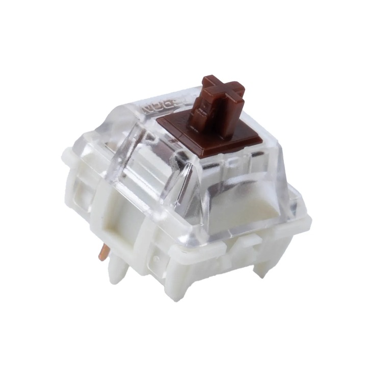 Комплект суичове Gateron Jupiter, 110 броя, тактилни, кафяви