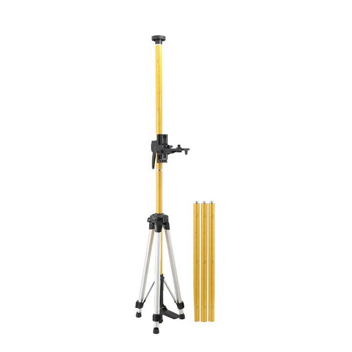 Bara telescopica pentru nivela laser, Bara de montaj, 3, 6 m, suport 1/4-20, adaptor 5/8-11, pentru laser rotativ si laser liniar
