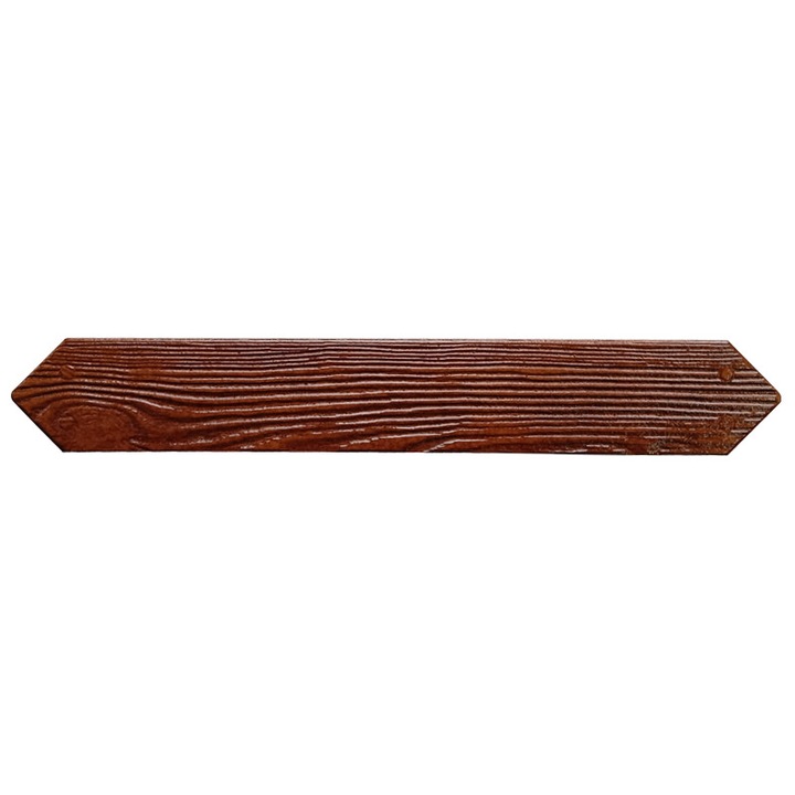Brau decorativ MoftX Naveta Castan, 5.5x36.5cm, set 29 bucati, maro inchis