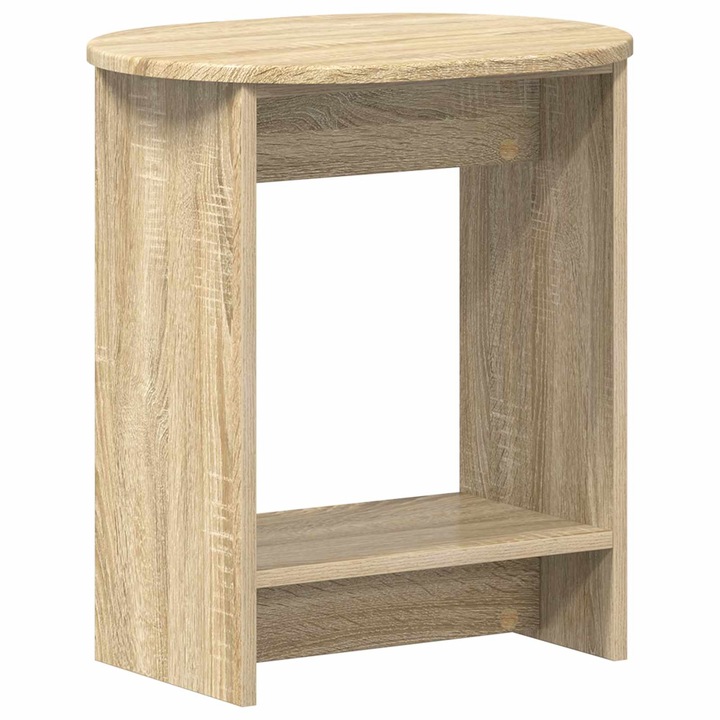 Странична маса vidaXL, Дъб сонома 50 x 39 5 x 55 см Инженерна дървесина